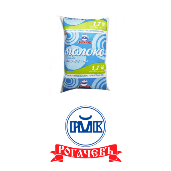 Молоко питьевое пастеризованное 1,7%