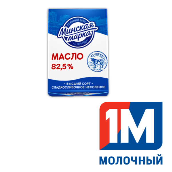 Масло cладкосливочное несоленое 82,5% 180 г